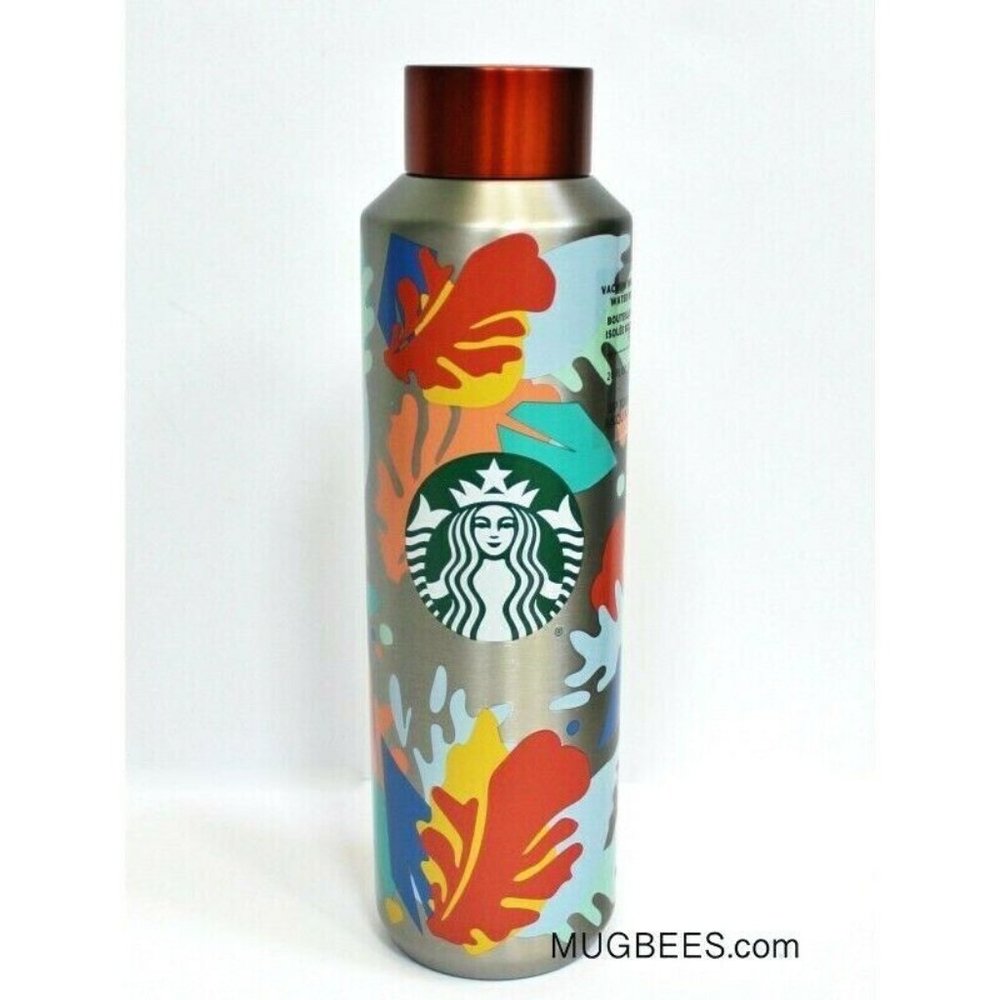 Starbucks Summer 2020 Leaves Stainless Steel Water Bottle